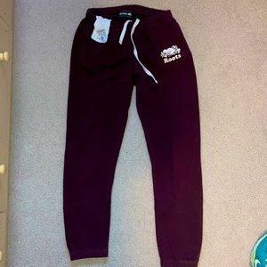 Burgundy Roots sweatpants